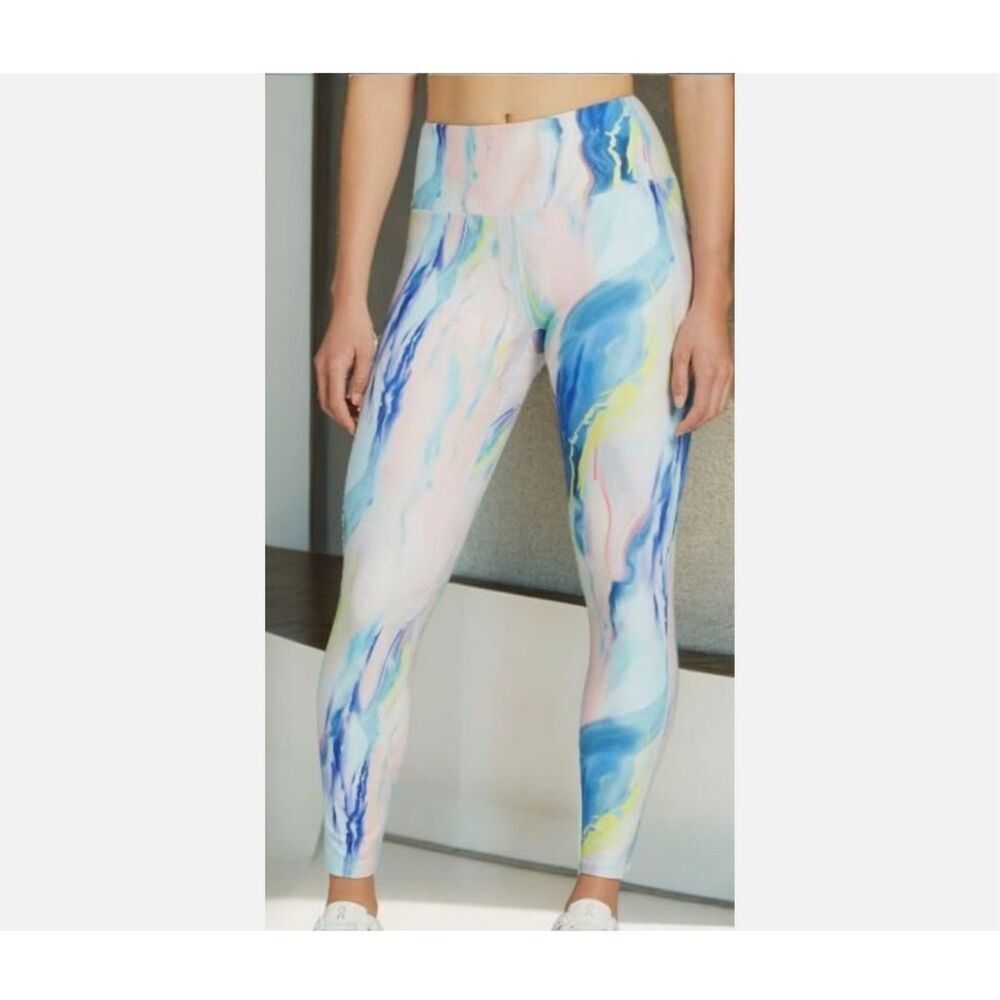 DSG Women’s Multi Momentum 7/8 Tight Print Graffiti Strokes Multi Size XS NWT